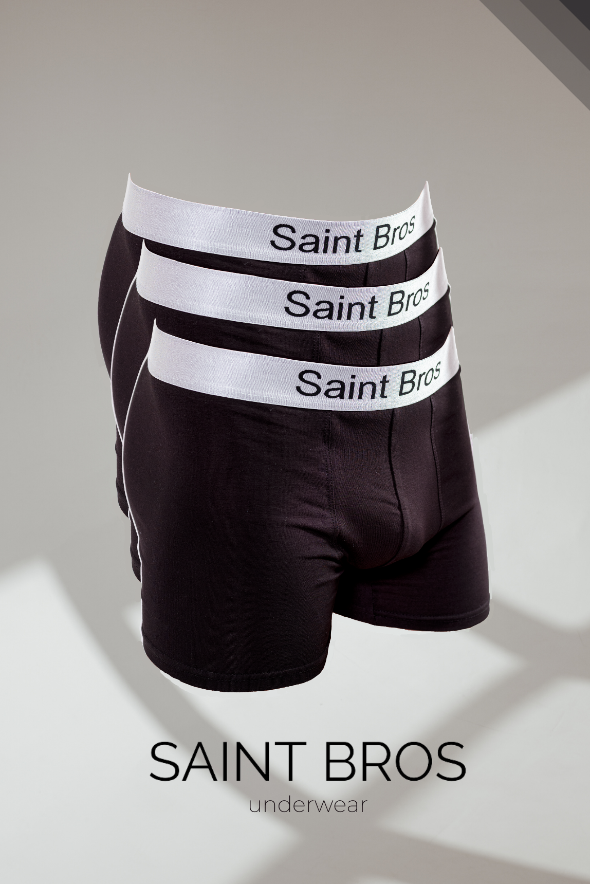 Saint Bros Erkek Boxer 3'lü Premium